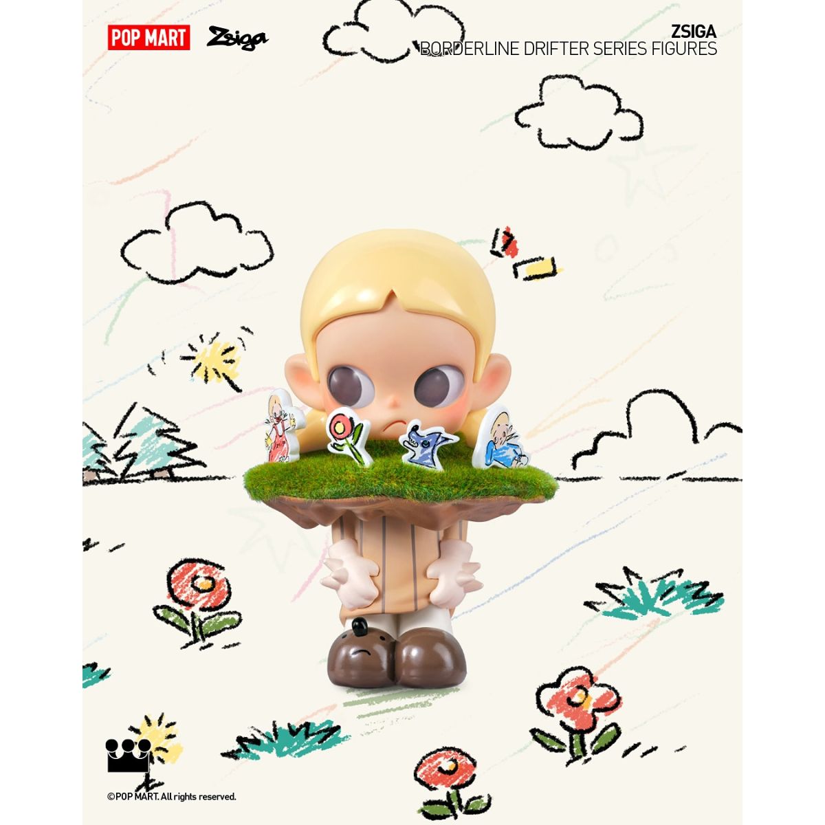 Zsiga Borderline Drifter Series Figures - Mô hình Blind Box - POP MART