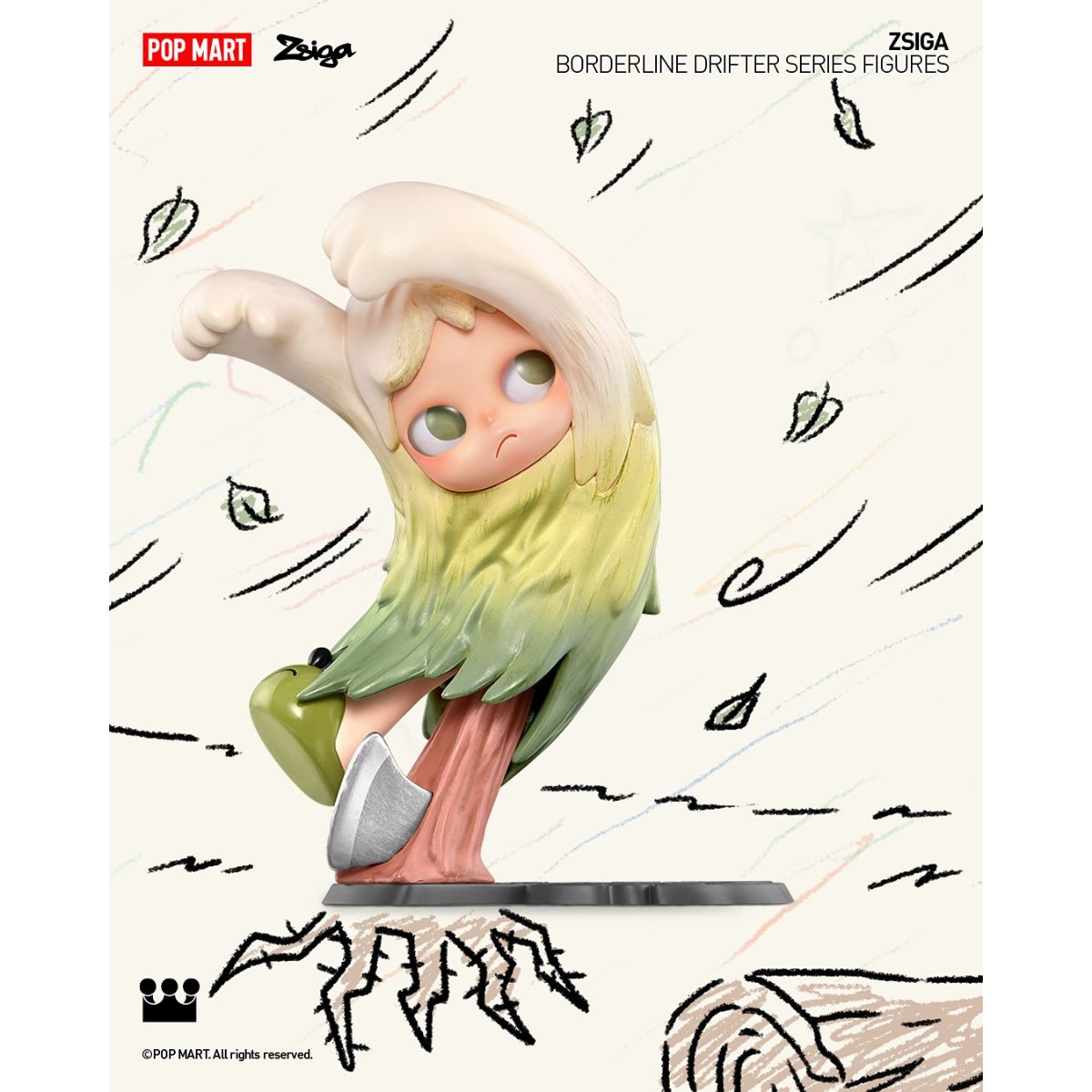 Zsiga Borderline Drifter Series Figures - Mô hình Blind Box - POP MART