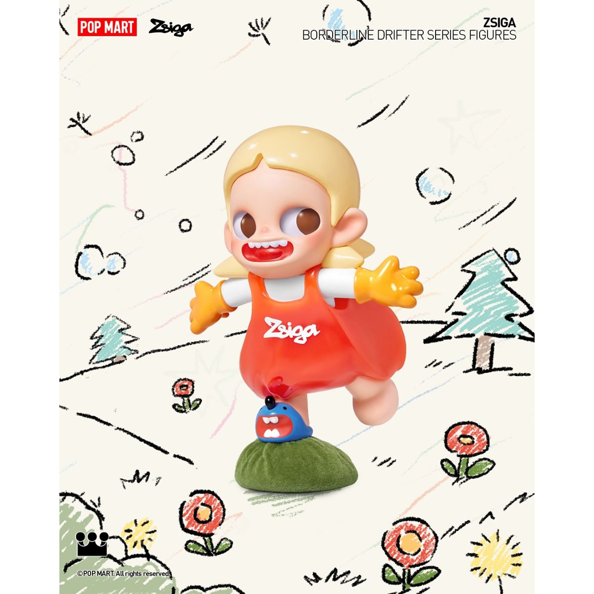 Zsiga Borderline Drifter Series Figures - Mô hình Blind Box - POP MART