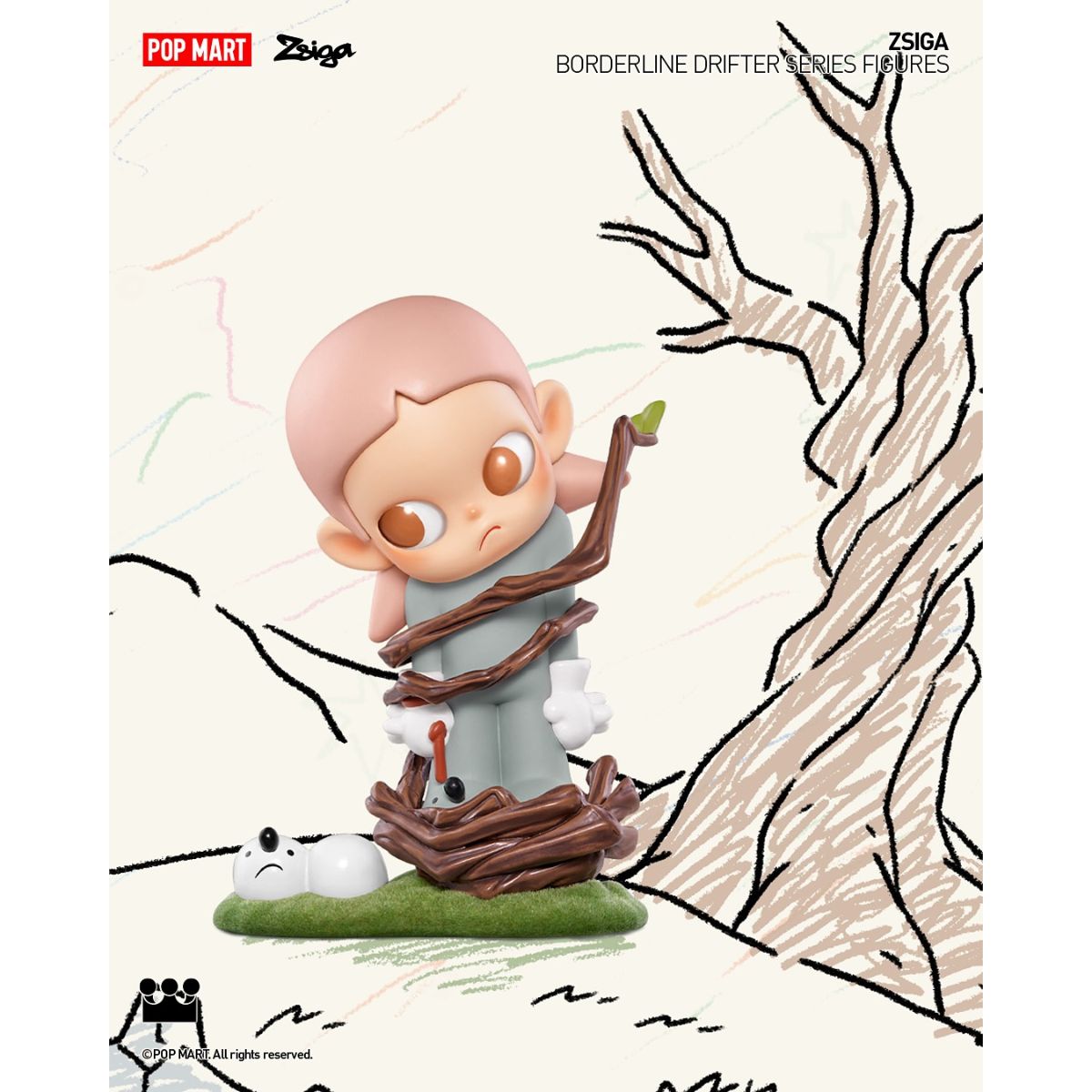 Zsiga Borderline Drifter Series Figures - Mô hình Blind Box - POP MART