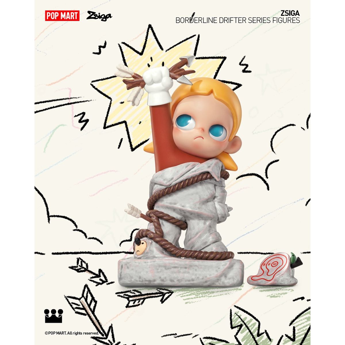Zsiga Borderline Drifter Series Figures - Mô hình Blind Box - POP MART