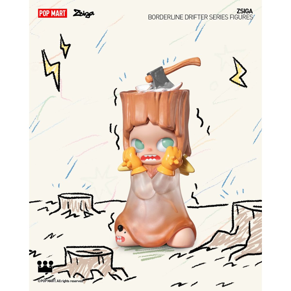 Zsiga Borderline Drifter Series Figures - Mô hình Blind Box - POP MART