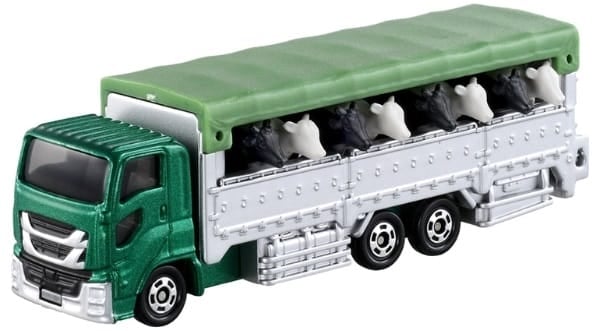Long Tomica No. 139 Cattle Transporter - Xe Tải Chở Gia Súc Takara Tomy - Góc nhìn khác 3