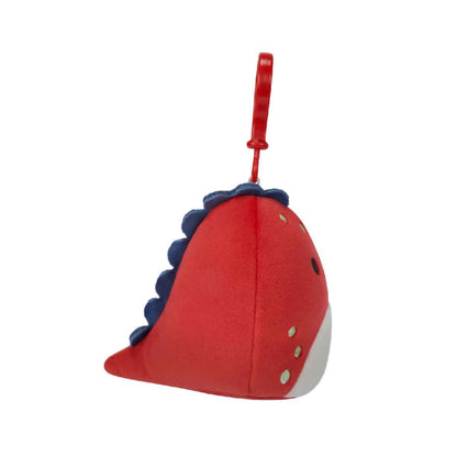 Dolan 3.5 Inch Keychain - Red Dino - Móc khóa gấu bông Squishmallows