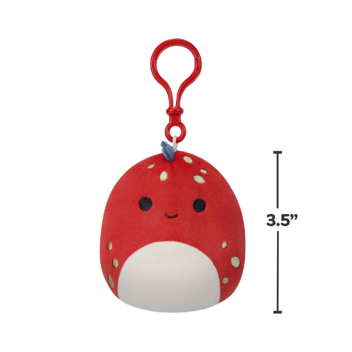 Dolan 3.5 Inch Keychain - Red Dino - Móc khóa gấu bông Squishmallows