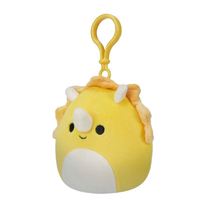 Lancaster - Yellow Triceratops SQUISHMALLOWS 3.5 Inch - Móc khóa nhồi bông - Squishmallows SQCP00216