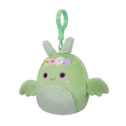 3.5 Inch Tove Keychain - Mint Green Mothman - Móc khóa gấu bông Squishmallows SQCP00217