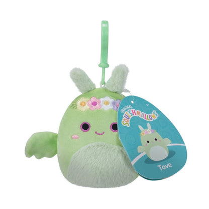 3.5 Inch Tove Keychain - Mint Green Mothman - Móc khóa gấu bông Squishmallows SQCP00217