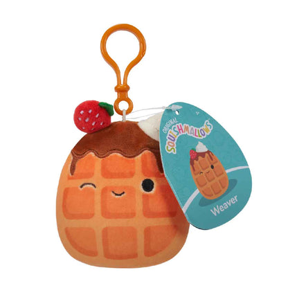 3.5 Inch Weaver Keychain - Waffle - Móc khóa bông - SQUISHMALLOWS SQCP00219