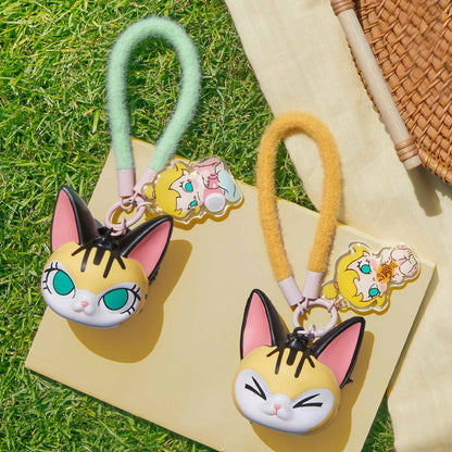 Baby Molly & Baby Tabby Series Keychain-Squishy Charm - Móc khóa Blind Box - POP MART