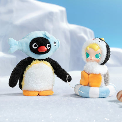 Baby Molly × Pingu Happy Fishing Series Keychain - Móc khóa Blind Box - POP MART
