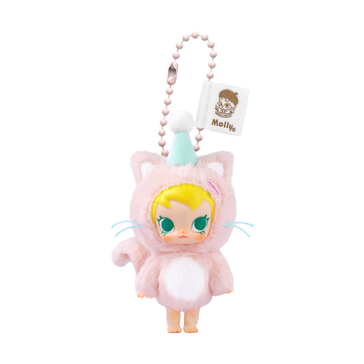 Baby Molly Pocket Friends Series keychain - Móc khóa Vinyl Plush Blind Box - POP MART
