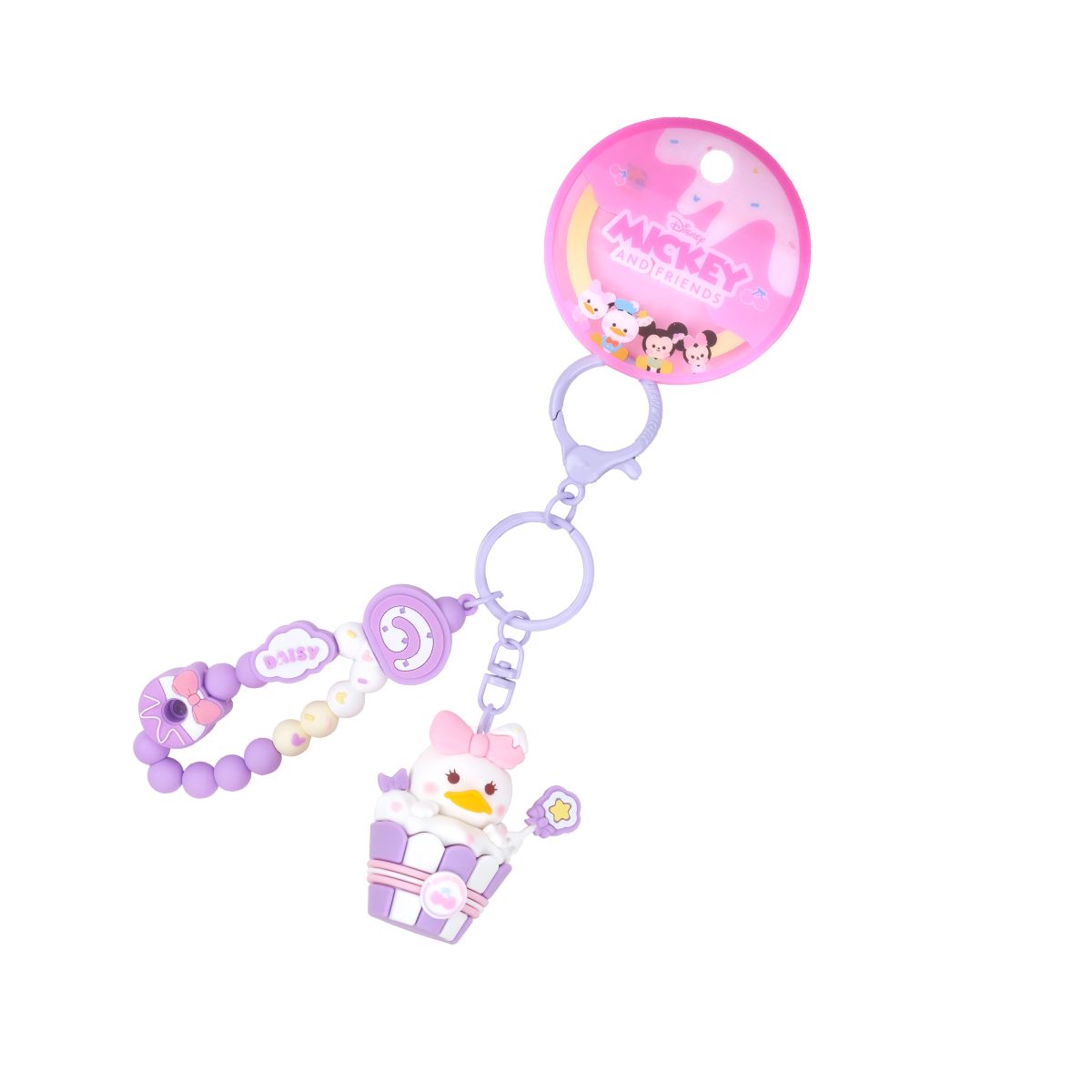 Disney and Friends Cupcake Keychain_Daisy Duck - Móc khóa bánh cupcake - OTHER GIRL BRANDS