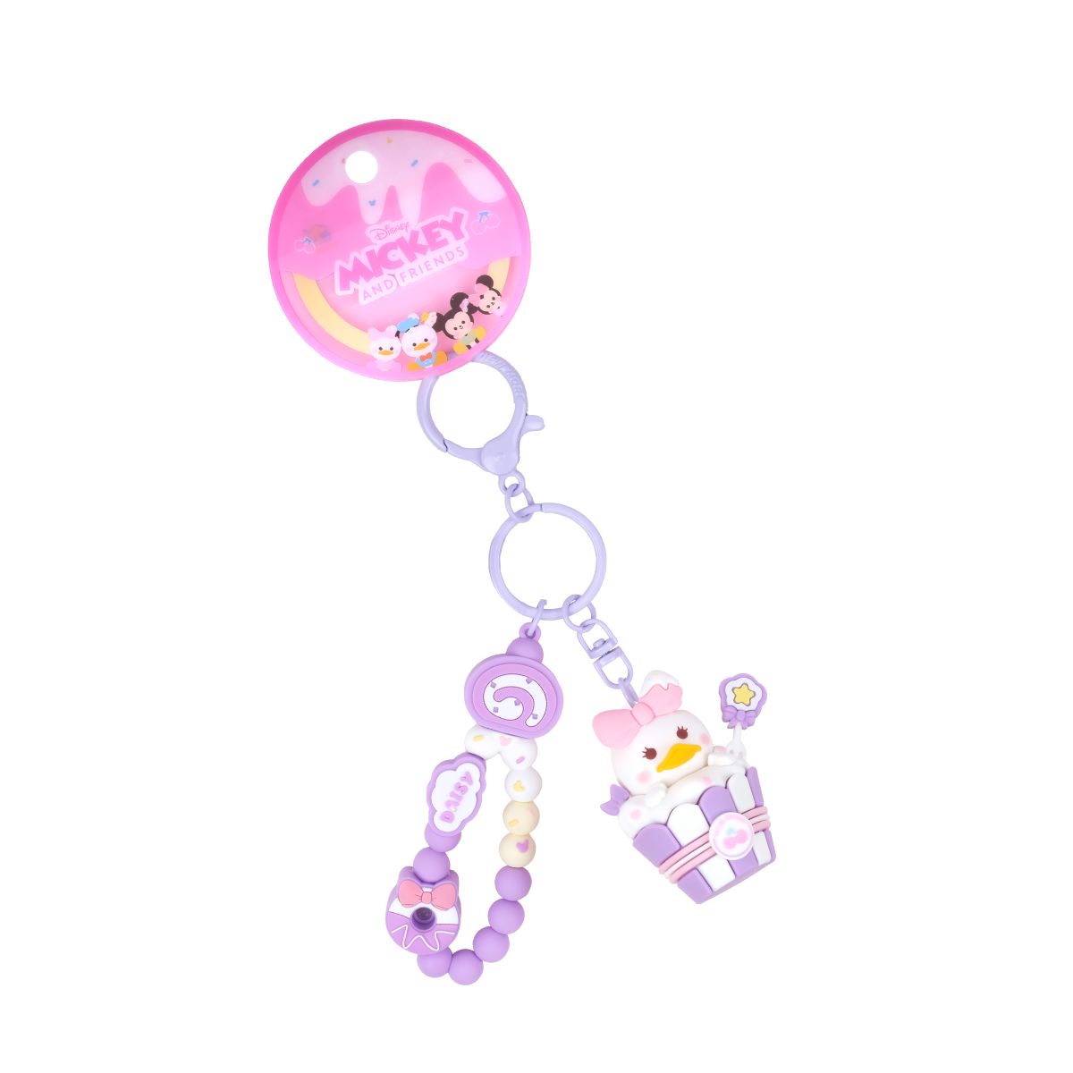 Disney and Friends Cupcake Keychain_Daisy Duck - Móc khóa bánh cupcake - OTHER GIRL BRANDS
