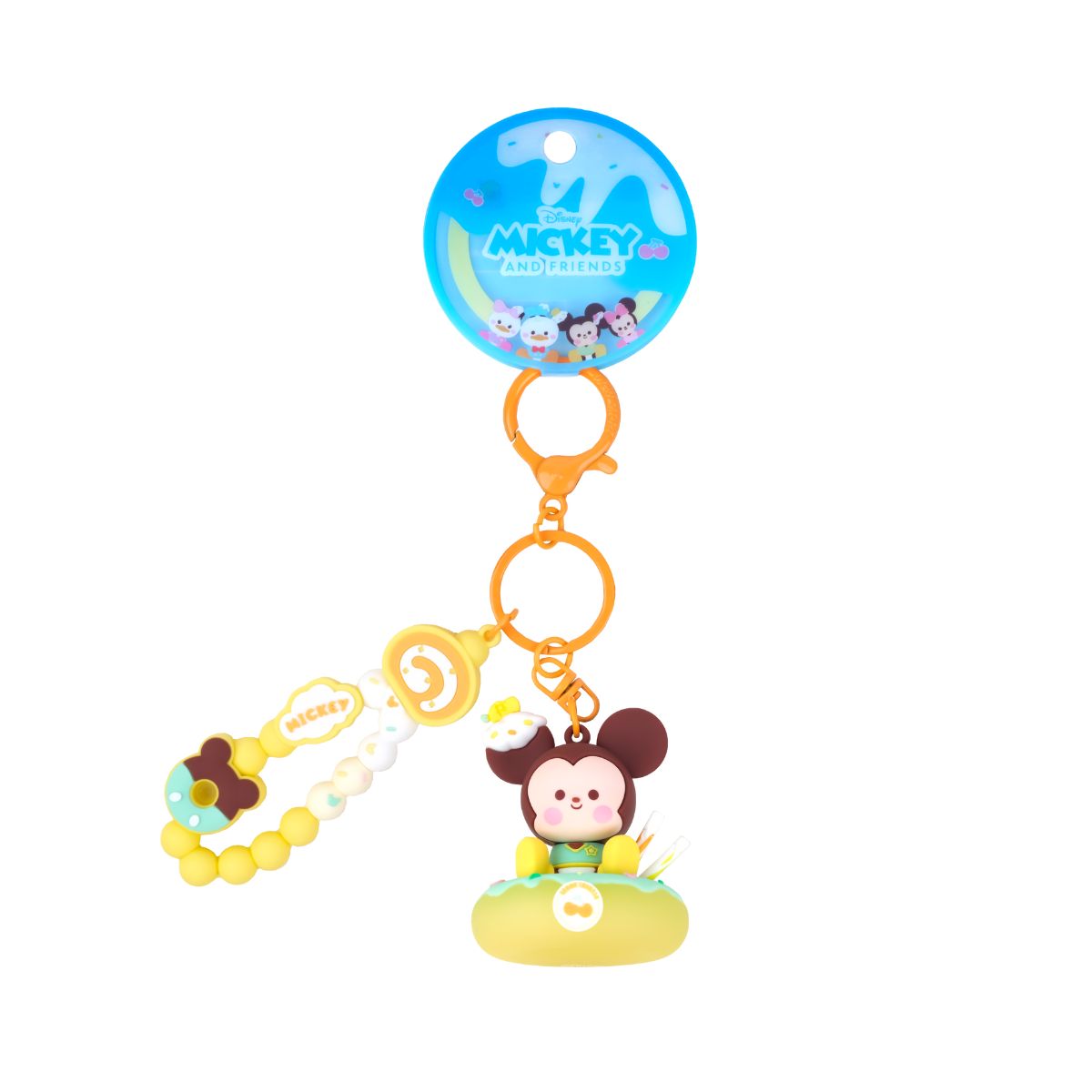 Disney and Friends Donut Keychain Mickey Mouse - Móc khóa hình bánh Donut - OTHER GIRL BRANDS STC119034