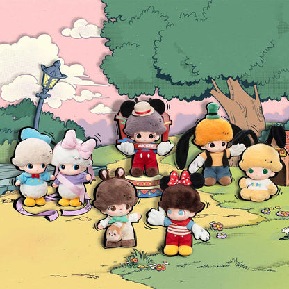 DIMOO WORLD × DISNEY Series-Vinyl Plush Keychain - Móc khóa Blind Box bông - POP MART