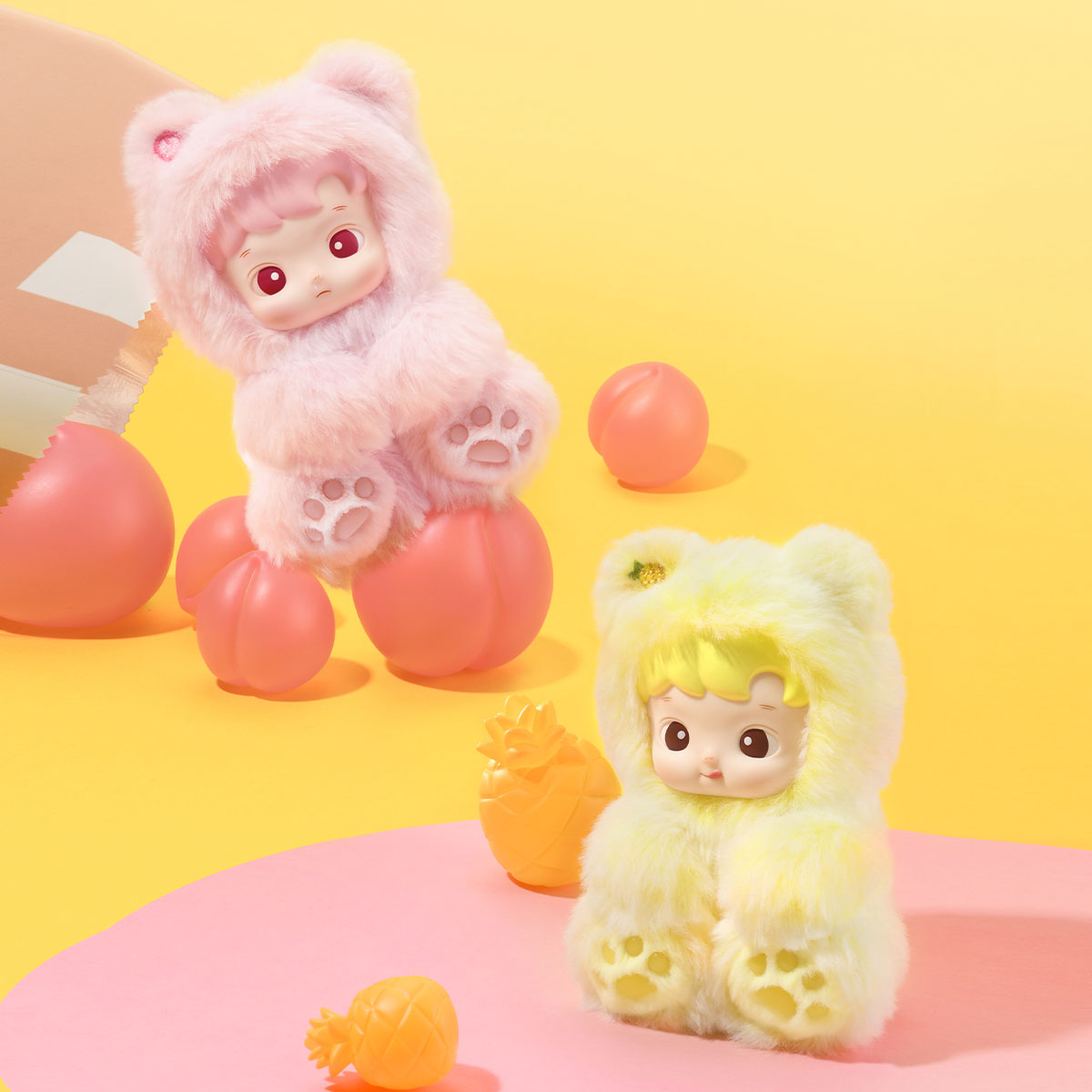 HACIPUPU Gummy Bear Series-Vinyl Plush Pendant keychain - Móc Khóa Blind Box - POP MART