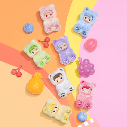 HACIPUPU Gummy Bear Series-Vinyl Plush Pendant keychain - Móc Khóa Blind Box - POP MART