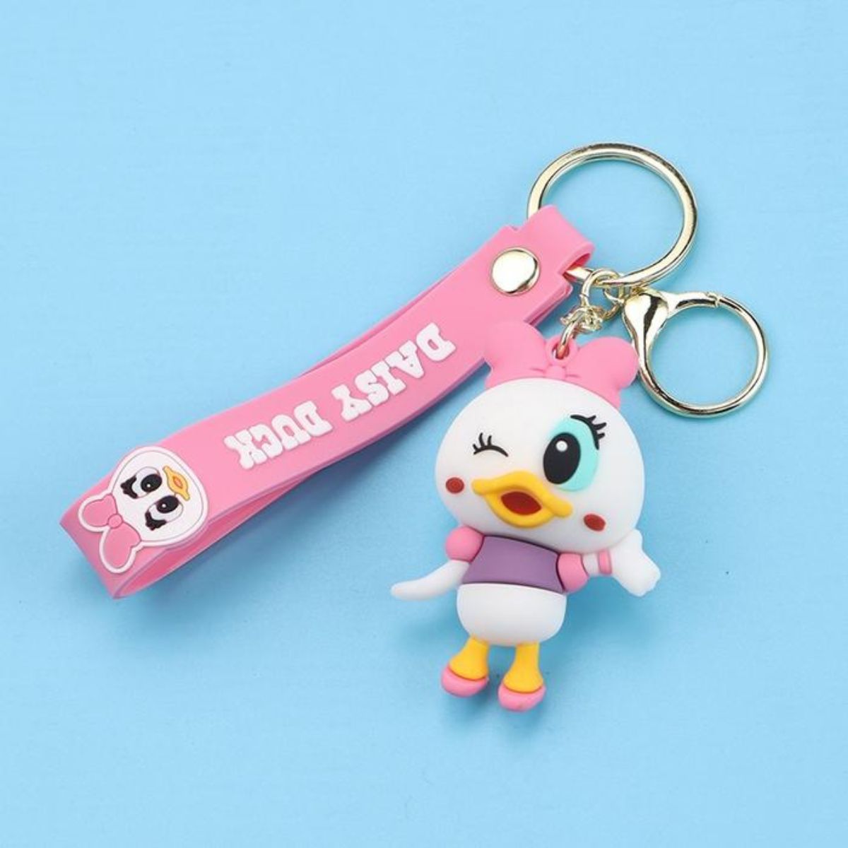 Disney Character Keychain_Daisy Duck - Móc khóa Vịt Daisy - OTHER GIRL BRANDS STC119021 - Góc nhìn khác 3