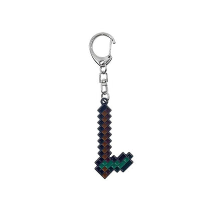 Minecraft Metal Keychain Series 2 Model 2 - Móc khóa kim loại hình Cái Cuốc (Hoe) - PMI MC6210