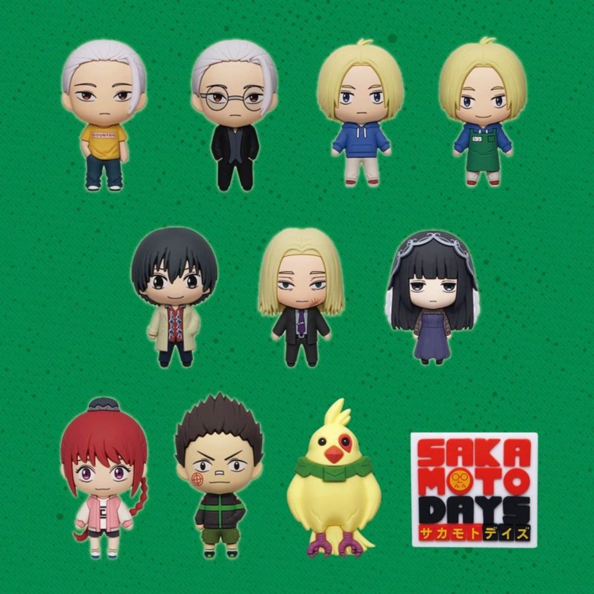 Sakamoto Days Character Model Keychain - Móc khóa mô hình nhân vật - SUNRISEPOP SDBC001