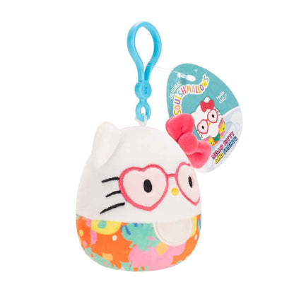 Hello Kitty SQUISHMALLOWS 3.5 Inch Plush Keychain SQSN00595 - Móc khóa gấu bông siêu mềm - Squishmallows