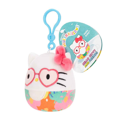 Hello Kitty SQUISHMALLOWS 3.5 Inch Plush Keychain SQSN00595 - Móc khóa gấu bông siêu mềm - Squishmallows