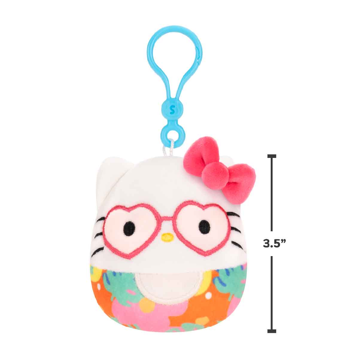 Hello Kitty SQUISHMALLOWS 3.5 Inch Plush Keychain SQSN00595 - Móc khóa gấu bông siêu mềm - Squishmallows