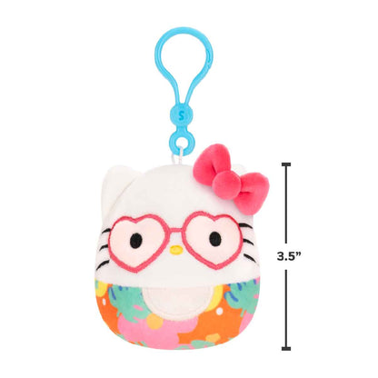 Hello Kitty SQUISHMALLOWS 3.5 Inch Plush Keychain SQSN00595 - Móc khóa gấu bông siêu mềm - Squishmallows
