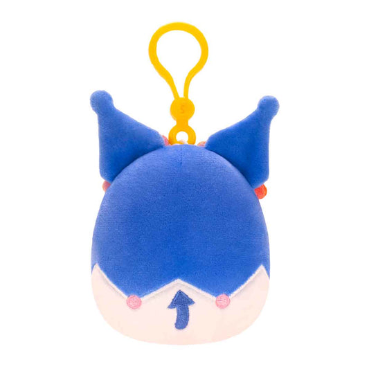 Kuromi SQUISHMALLOWS 3.5 Inch Plush Keychain Toy SQSN00599 - Móc khóa nhồi bông Sanrio - SQUISHMALLOWS