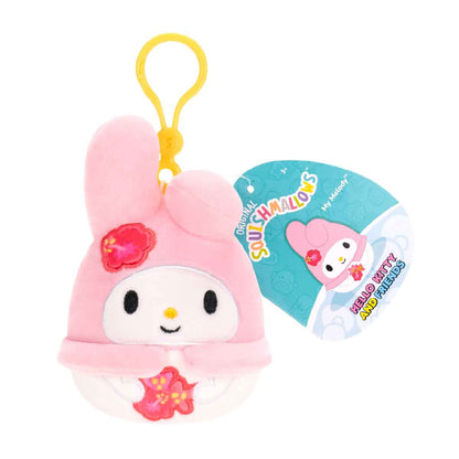 My Melody SQUISHMALLOWS 3.5 Inch Plush Keychain - Móc khóa gấu bông - SQSN00596