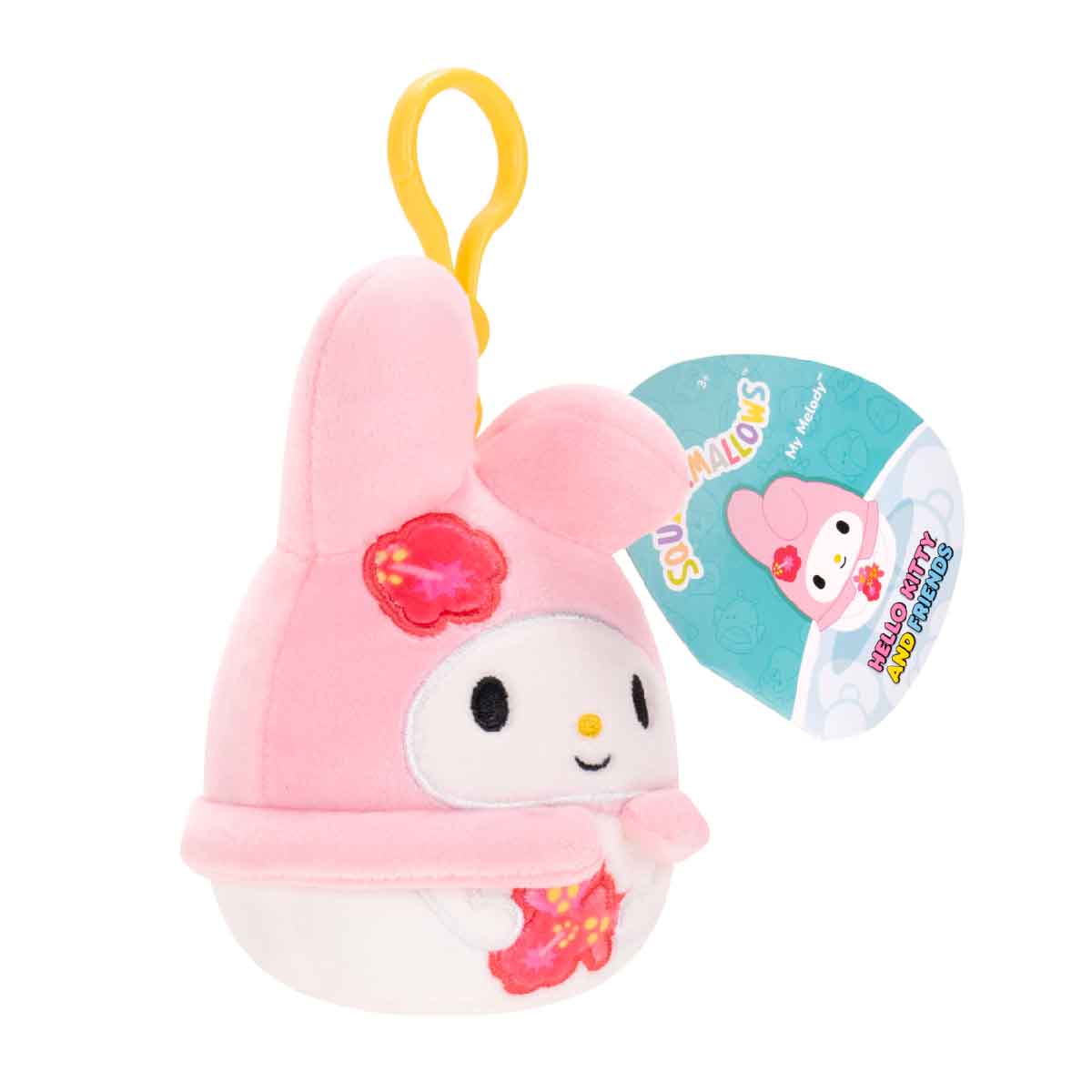 My Melody SQUISHMALLOWS 3.5 Inch Plush Keychain - Móc khóa gấu bông - SQSN00596
