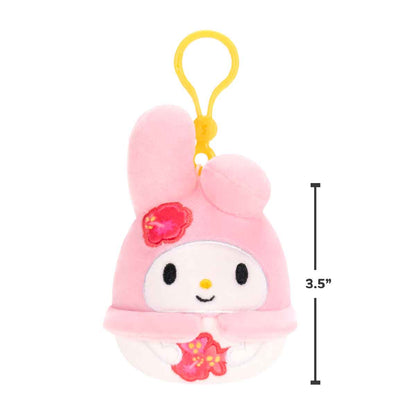 My Melody SQUISHMALLOWS 3.5 Inch Plush Keychain - Móc khóa gấu bông - SQSN00596