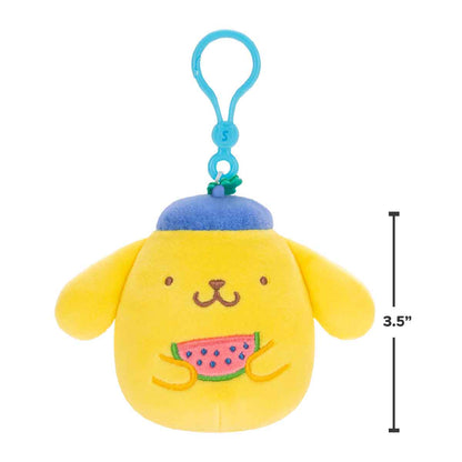 Squishmallows 3.5 Inch Pompompurin - Móc khóa nhồi bông - SQUISHMALLOWS SQSN00598