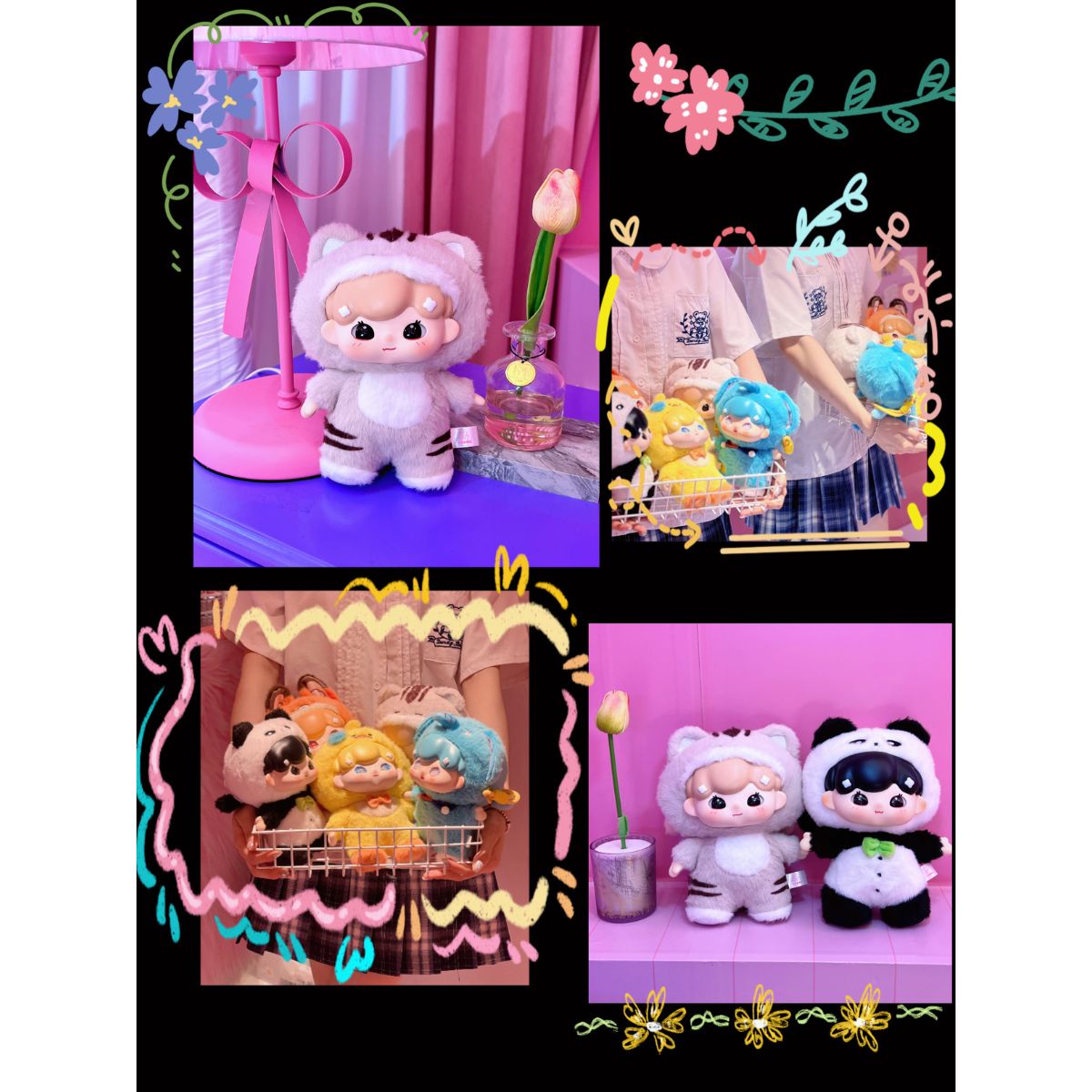Baby Billie Pajamas V1 Plush Toy SZB24-004 - Móc khóa nhồi bông Blind Box - Plush Toy
