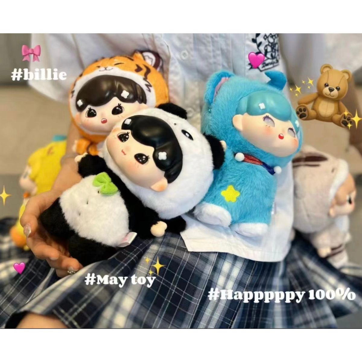 Baby Billie Pajamas V1 Plush Toy SZB24-004 - Móc khóa nhồi bông Blind Box - Plush Toy