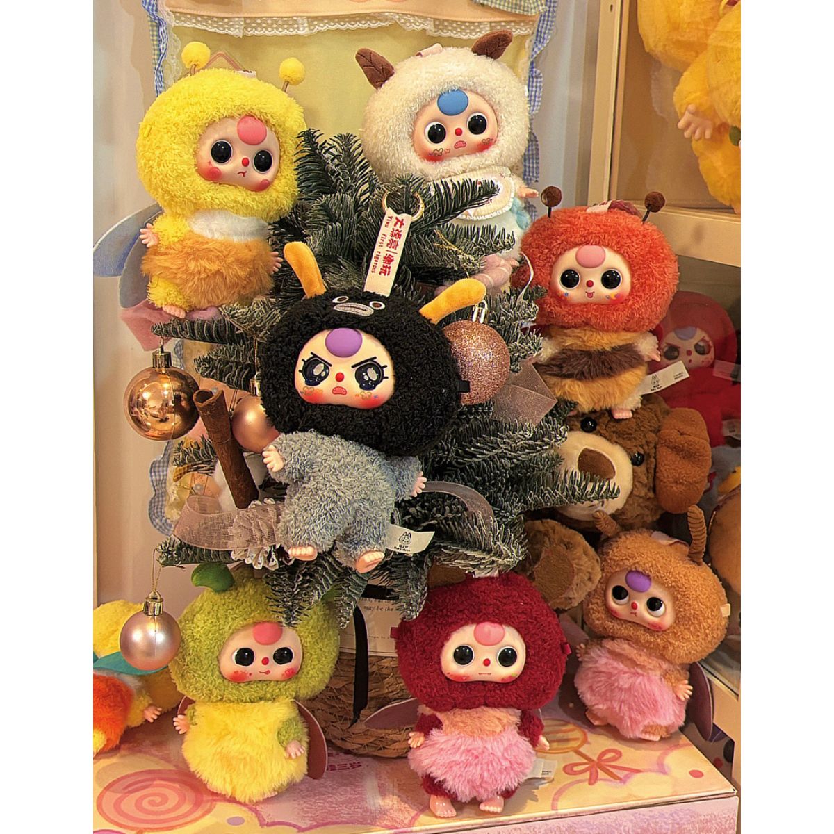 Babythree Little Elf Plush Toy Keychain DPL4301 - Móc khóa gấu bông Blind Box - Babythree