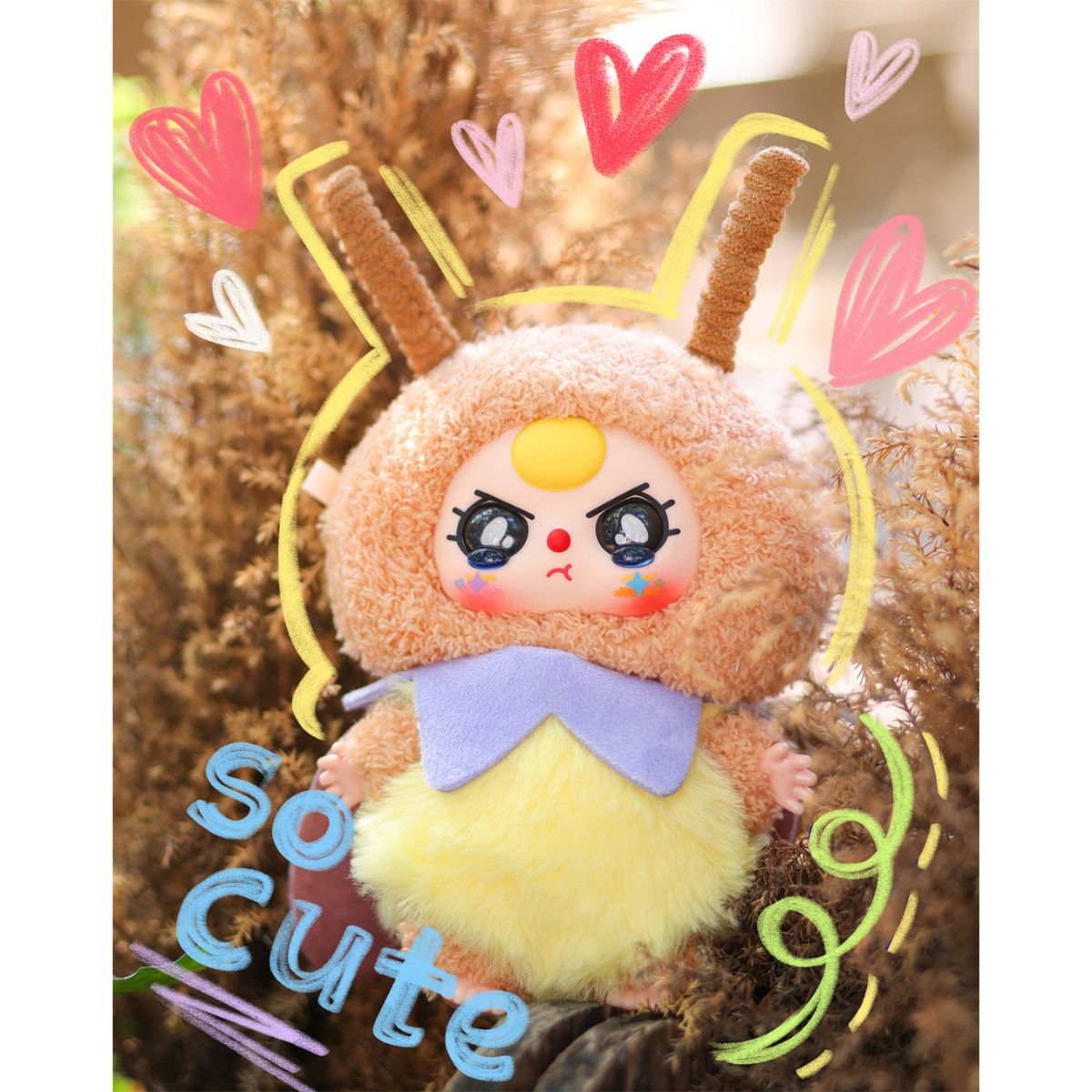 Babythree Little Elf Plush Toy Keychain DPL4301 - Móc khóa gấu bông Blind Box - Babythree