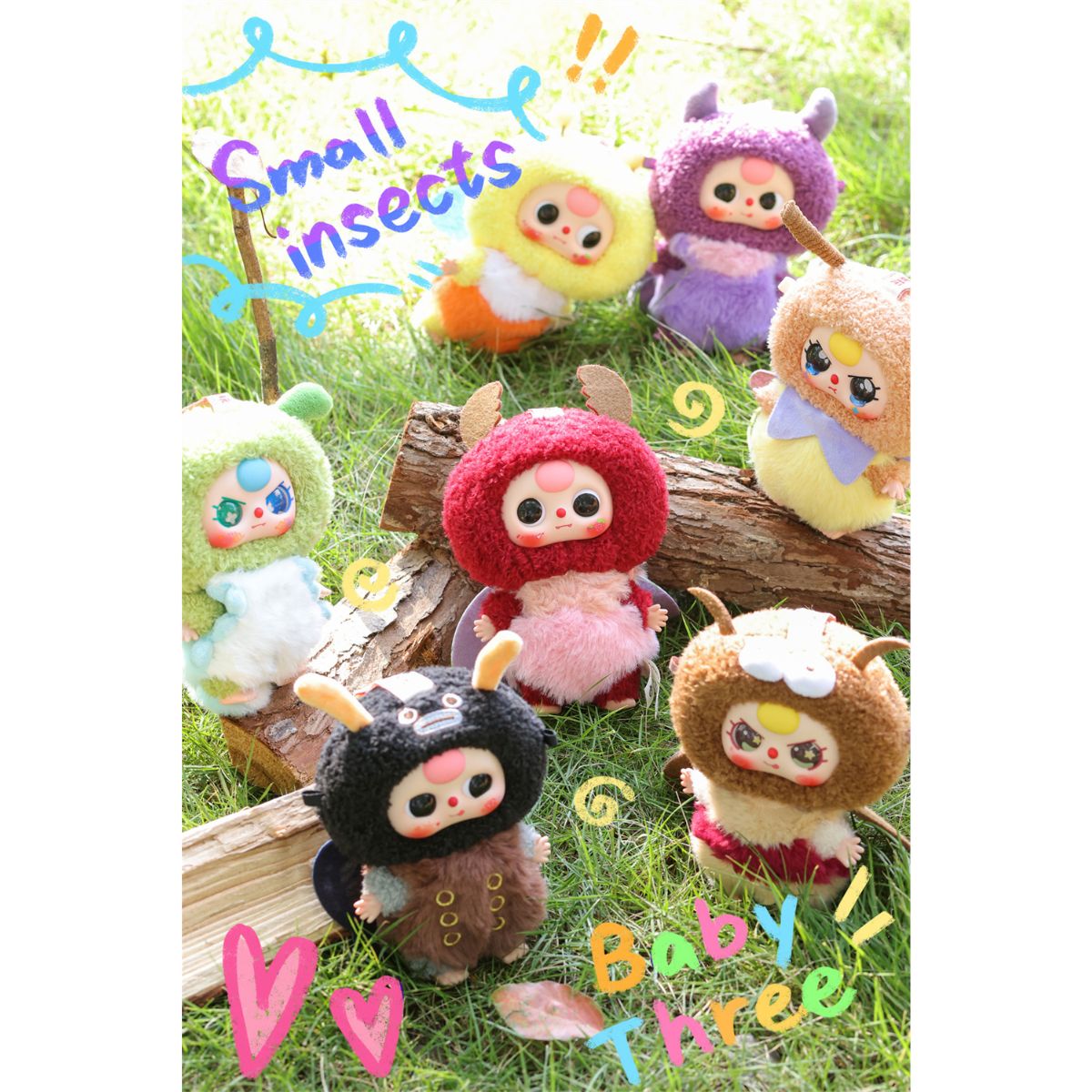 Babythree Little Elf Plush Toy Keychain DPL4301 - Móc khóa gấu bông Blind Box - Babythree