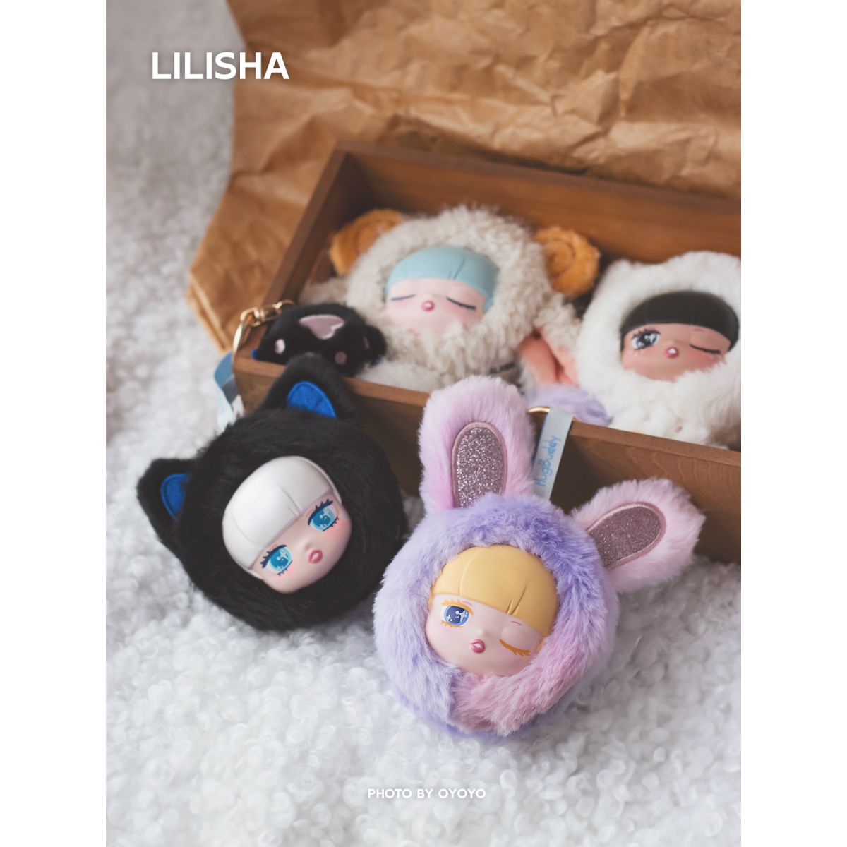 Plush Keychain Lilisha V1 - Móc khóa nhồi bông Blind Box - Plush Toy