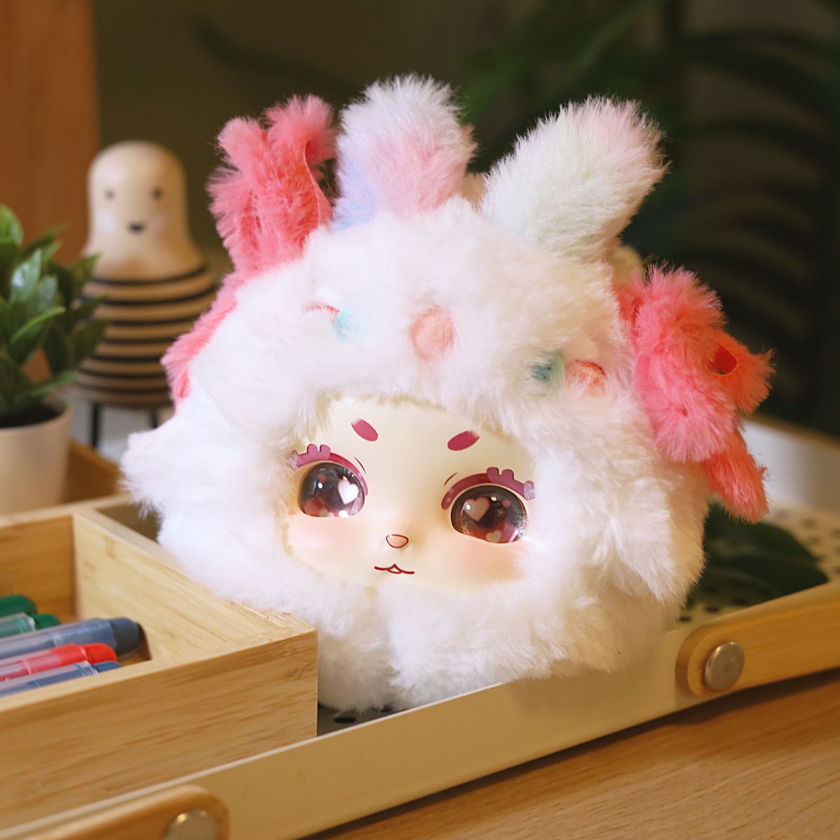 Lokki Workplace Animal Life Record Plush Toy LOKIKI112 - Móc khóa nhồi bông Blind Box - Lokki