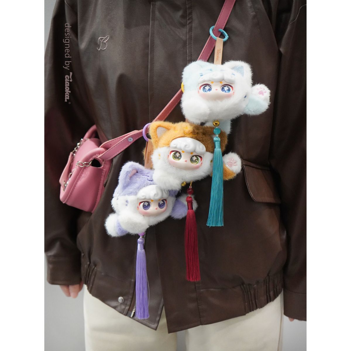 Lucky Meow Cute Face Plush Toy Keychain CX-2412 - Móc khóa nhồi bông Blind Box - Plush Toy