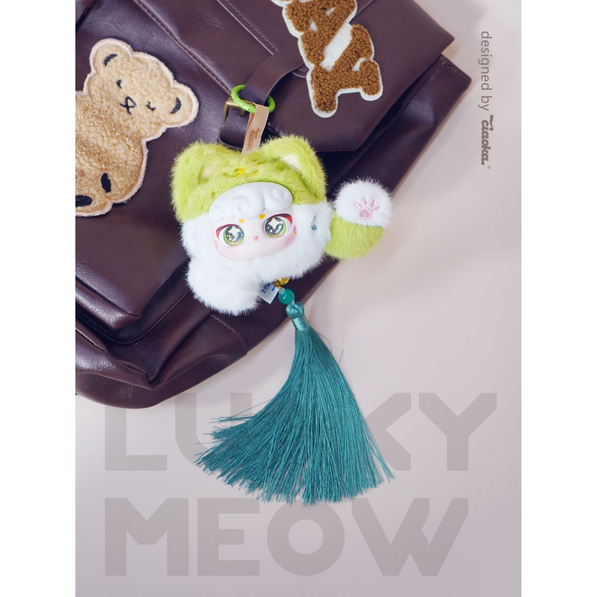 Lucky Meow Cute Face Plush Toy Keychain CX-2412 - Móc khóa nhồi bông Blind Box - Plush Toy
