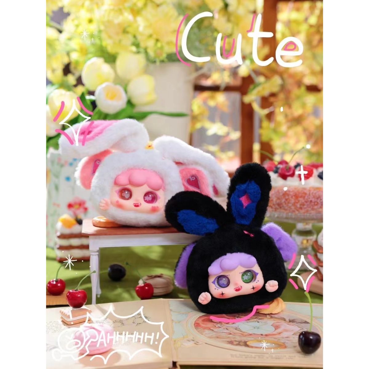 Migo Zipper Plush Toy Keychain QZ228-1 - Móc khóa nhồi bông Blind Box - Plush Toy