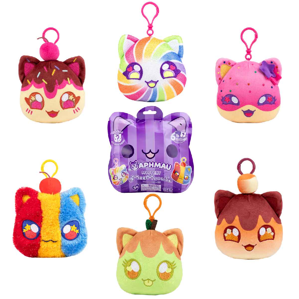 Plush Keychain Toy S3 Carnival Treats APHMAU 6700S3 - Móc khóa nhồi bông - Aphmau