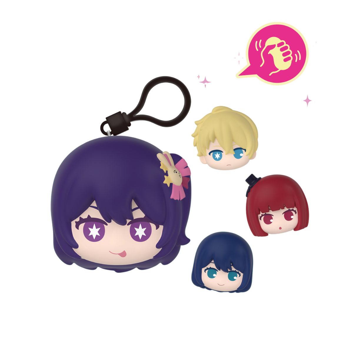 Đồ Chơi Móc Khóa Squishy Dẻo Oshi No Ko SUNRISEPOP OSDB001 - Giao Hàng Ngẫu Nhiên