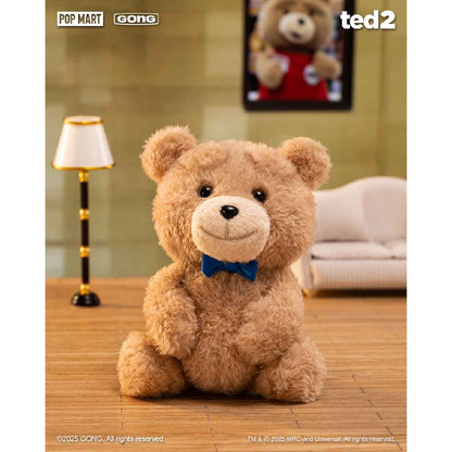 Ted2 Teddy Bear Action Plush Pendant - Móc khóa gấu bông Blind Box - POP MART