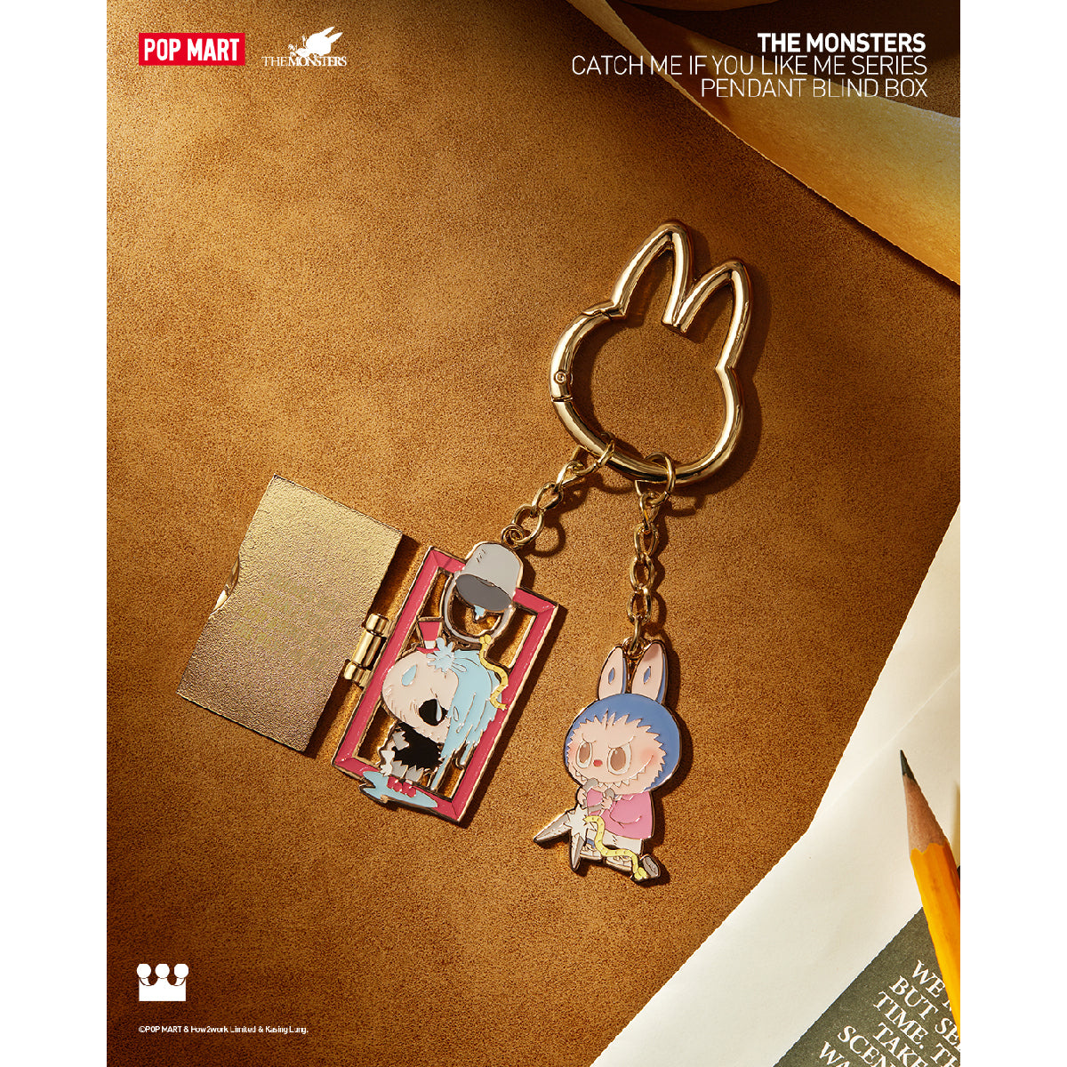 The Monsters Catch Me If You Like Me Keychain - Móc khóa Blind Box - POP MART