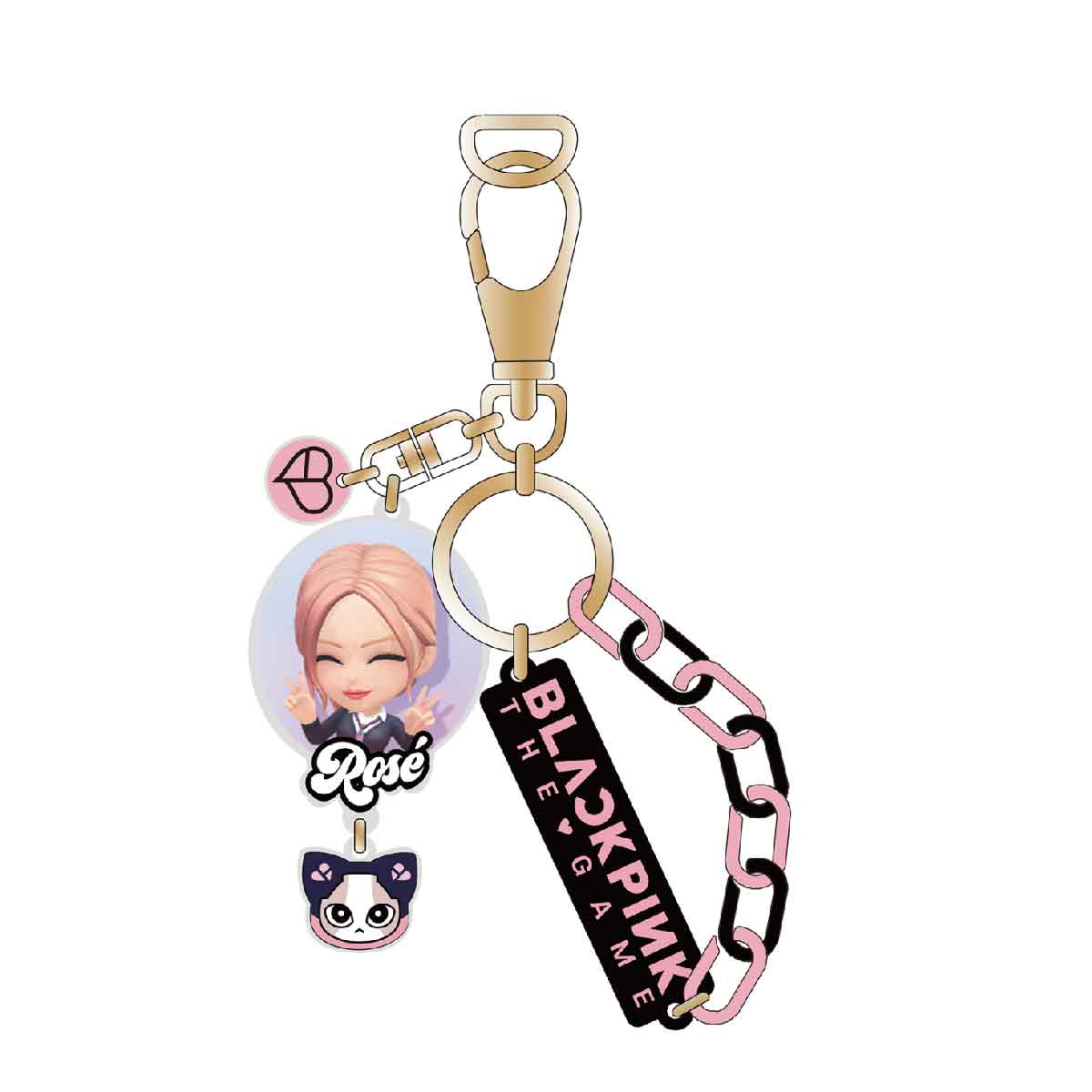BPTG Decorative Keychain - ROSÉ - Móc khóa trang trí - BLACKPINK THE GAME BPTG-2403017