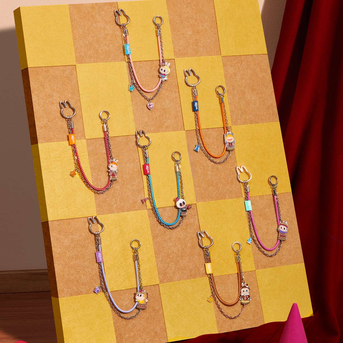 THE MONSTERS Let's Checkmate Series Decorative Keychain - Móc khóa trang trí Blind Box Labubu - POP MART